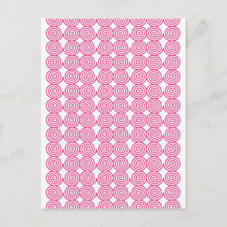 Spiral Rings Art Design Creative Elegant Rounds Ci Briefkaart