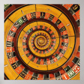Spiral Roulette Wheel Droste Poster (Voorkant)