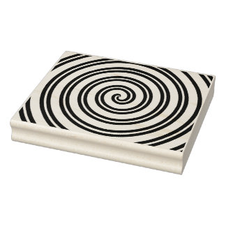 Spiral Rubber Art Stamp Rubberstempel