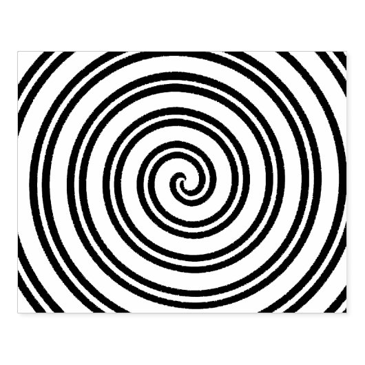 Spiral Rubber Art Stamp Rubberstempel (Afrduk)