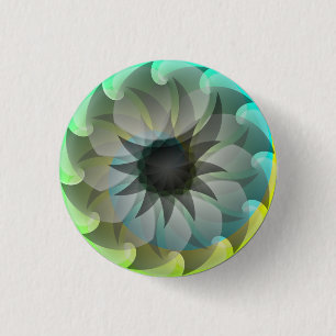 Spiral Shark Pinback Button van Kenneth Yoncich