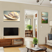 Spiral Shell Ocean Home Decor Canvas Afdruk