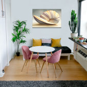 Spiral Shell Ocean Home Decor Canvas Afdruk