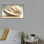 Spiral Shell Ocean Home Decor Canvas Afdruk