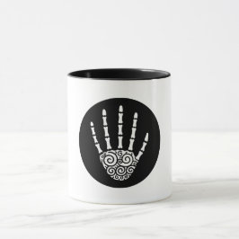 Spiral Skeleton Hand Mok