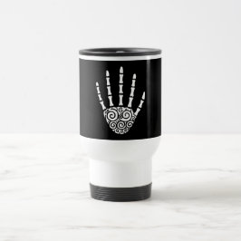 Spiral Skeleton Hand Reisbeker