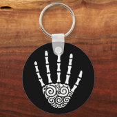 Spiral Skeleton Hand Sleutelhanger (Voorkant)