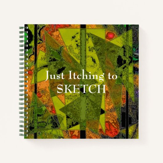 Spiral SketchBook "Abstracte Ala Mode" Notitieboek (Voorkant)