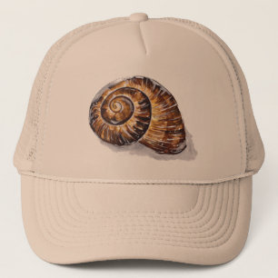 Spiral Snail Shell Trucker Pet