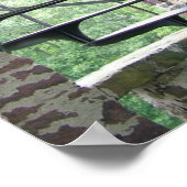 Spiral Staircase bij Poetts Seat Tower in Mass. Poster (Hoek)