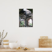 Spiral Staircase bij Poetts Seat Tower in Mass. Poster (Keuken)