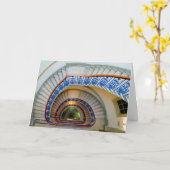 Spiral Staircase Kaart (Gele Bloem)