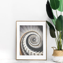Spiral Staircase Poster