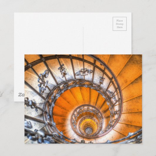 Spiral Staircase St Stephens Basilica Briefkaart (Voorkant / Achterkant)