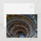 Spiral Staircase van het Vaticaans Museum Briefkaart (Voorkant / Achterkant)