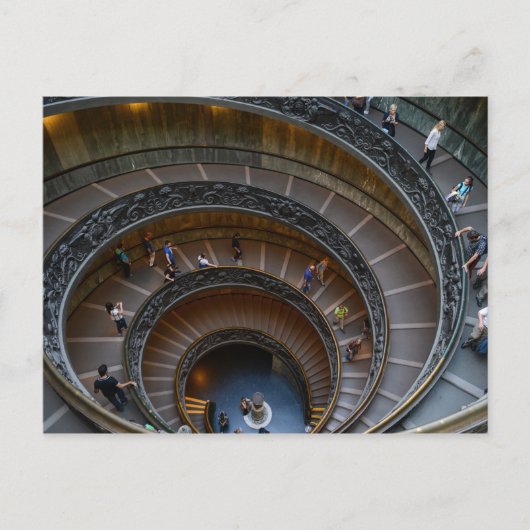 Spiral Staircase van het Vaticaans Museum Briefkaart (Voorkant)