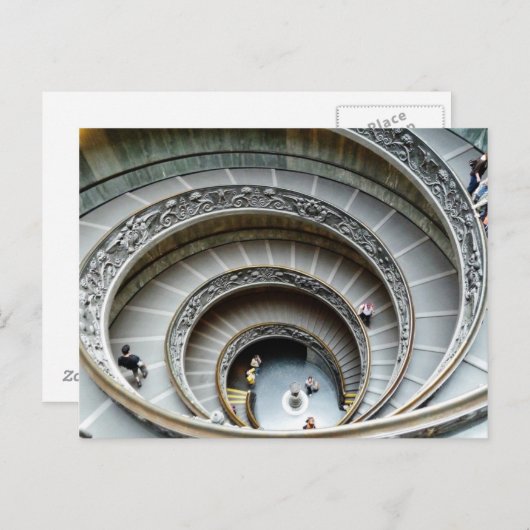 Spiral Staircase, Vaticaans Museum, Briefkaart (Voorkant / Achterkant)