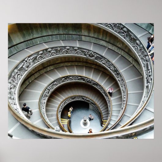 Spiral Staircase, Vaticaans Museum, Poster (Voorkant)