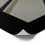 Spiral Stairway to Heaven Black and White Poster (Hoek)