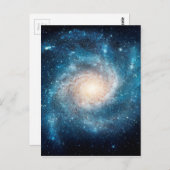 Spiral sterrenstelsel briefkaart (Voorkant / Achterkant)