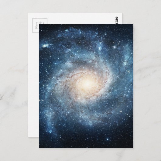 Spiral sterrenstelsel briefkaart (Voorkant / Achterkant)