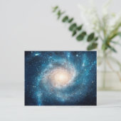 Spiral sterrenstelsel briefkaart (Staand voorkant)