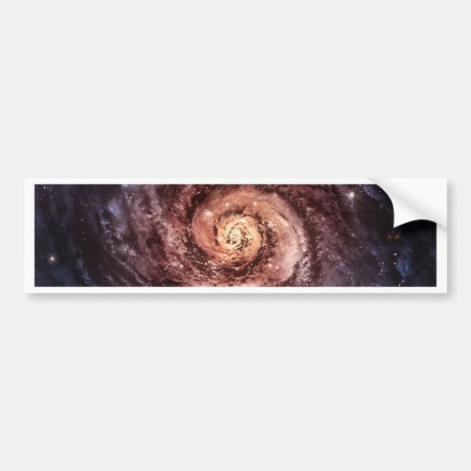 Spiral sterrenstelsel bumpersticker (Voorkant)