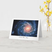 Spiral sterrenstelsel NGC 1232 - Ik hou van je moe Kaart (Gele Bloem)