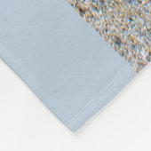 Spiral Stone Beach Art Fleece Deken (Hoek)