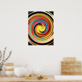 Spiral Swirl Poster (Keuken)