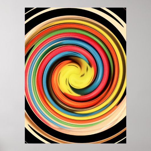 Spiral Swirl Poster (Voorkant)