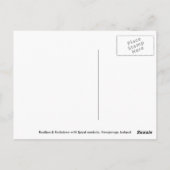 Spiral symbol curbstone, Newgrange, Ierland Briefkaart (Achterkant)