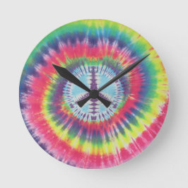 Spiral Tie Dye Ronde Klok