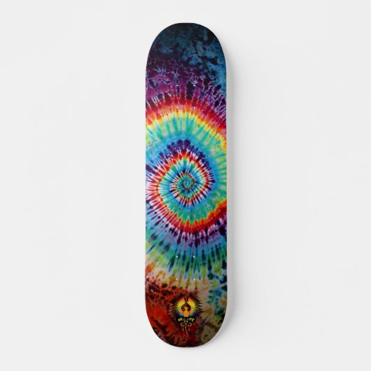 Spiral Tie Dye Skateboard (Voorkant)