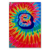 Spiral Tie Dye Trouwtafel Acht Kaart (Achterkant)