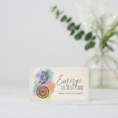 Spiral to Butterfly | Wellness & Coaching Visitekaartje (Staand voorkant)