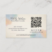 Spiral to Butterfly | Wellness & Coaching Visitekaartje (Achterkant)