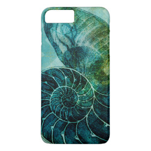 Spiral Turquoise Conch Shell Case-Mate iPhone Case