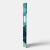 Spiral Turquoise Conch Shell Case-Mate iPhone Case (Achterkant / Rechts)