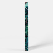 Spiral Turquoise Conch Shell iPhone Hoesje (Rechterkant)