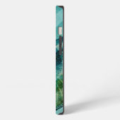 Spiral Turquoise Conch Shell iPhone Hoesje (Linkerkant)