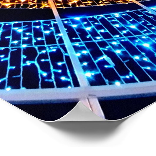 Spiral Twinkle Lights Poster – Wall Art (Hoek)