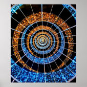 Spiral Twinkle Lights Poster – Wall Art (Voorkant)