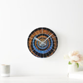 Spiral Twinkle Lights Round Wall Clock Ronde Klok (Huis)