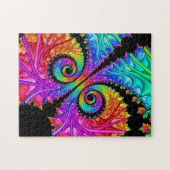 Spiral Twins Fractal Art Puzzle Legpuzzel (Horizontaal)