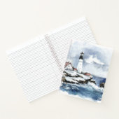 Spiral van vuurtoren voor de Noordzee Notitieboek (Binnen)