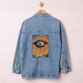 "Spiral Vision Hypnosis T-shirt" Denim Jacket (Hangar)