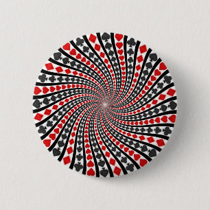 Spiral voor kaarten: ronde button 5,7 cm