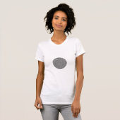 Spiral voor optische illusie t-shirt (Voorkant volledig)