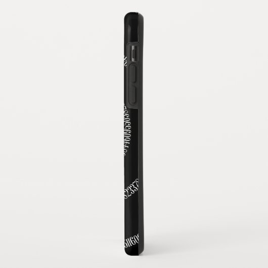 Spiral voor pi-cijfers op zwart Case-Mate iPhone case (Achterkant/links)